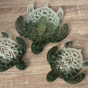 Tortue trio vert