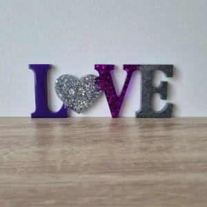 Love violet et gris