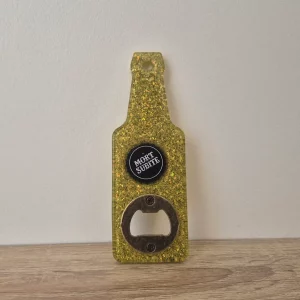 Décapsuleur bouteille jaune Mort Subite