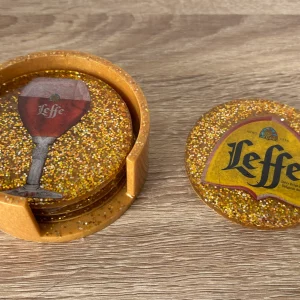 Dessous de verre dorés Leffe