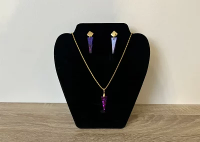 parure triangle violet 3