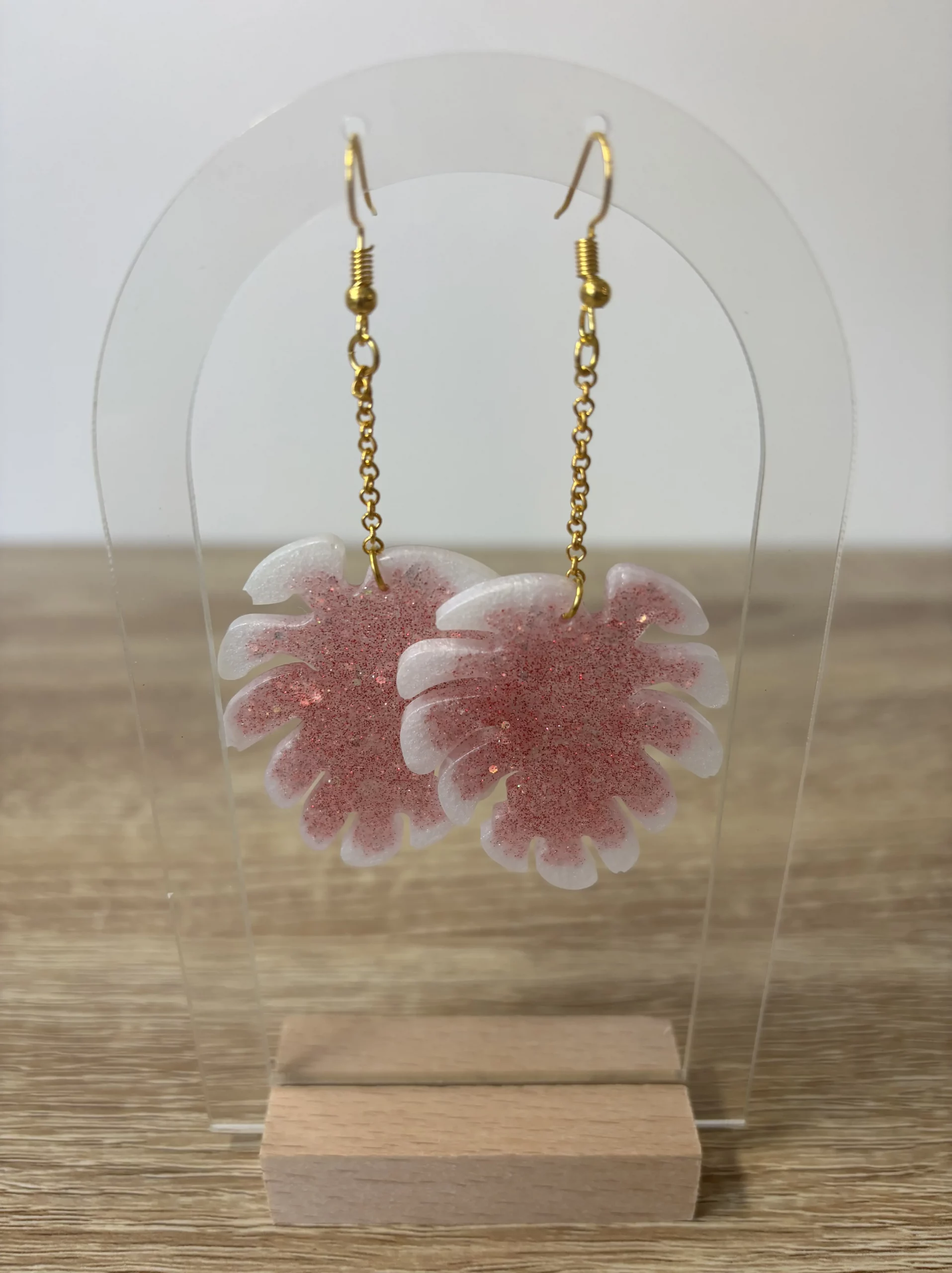 Fleur blanche et rose 2