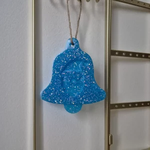 Cloche Père Noël bleu