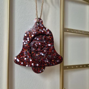 Cloche Père Noël rouge et noir