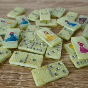 Dominos jaunes Princesses