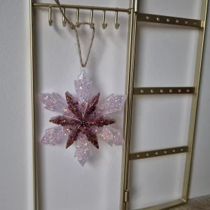 Flocon nuances de rose