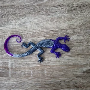 Salamandre violette et grise