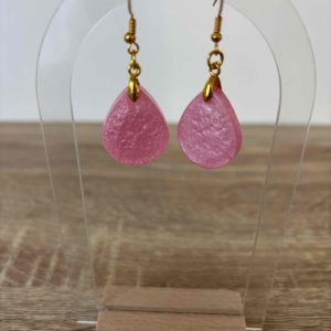 Boucles goute rose